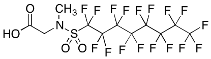 图片 N-甲基全氟-1-辛烷磺酰胺乙酸，N-Methylperfluoro-1-octanesulfonamidoacetic Acid (>85%)