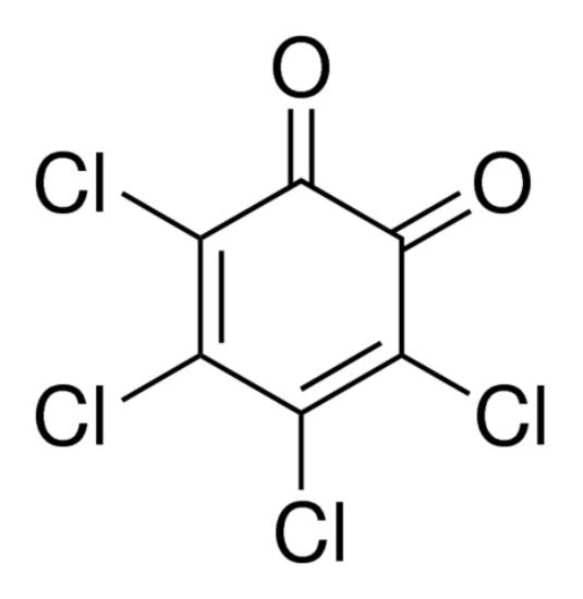 图片 3,4,5,6-四氯-1,2-苯醌 [邻四氯苯醌]，3,4,5,6-Tetrachloro-1,2-benzoquinone [o-Chloranil]；97%