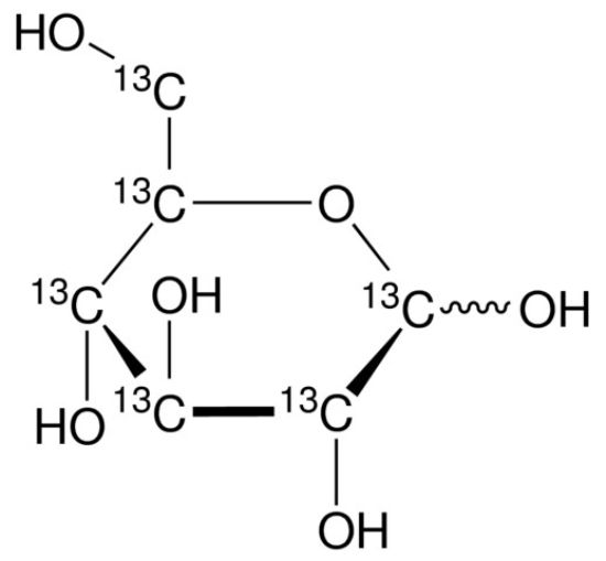 图片 D-葡萄糖-13C6，D-Glucose-13C6；99 atom % 13C