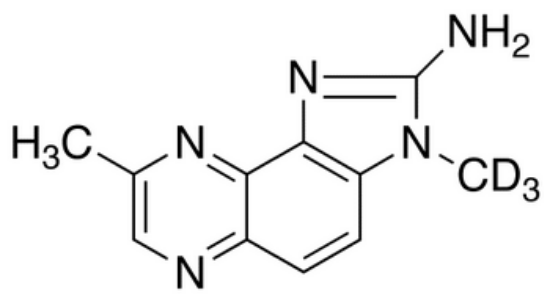 图片 2-氨基-3,8-二甲基咪唑并[4,5-f]喹喔啉-d3，2-Amino-3,8-dimethylimidazo[4,5-f]quinoxaline-d3