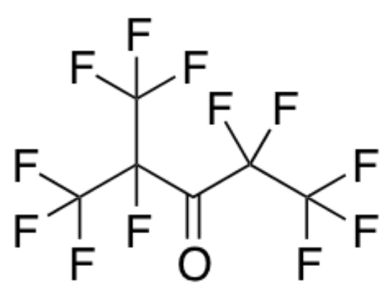 图片 全氟(2-甲基-3-戊酮) [全氟己酮]，Perfluoro(2-methyl-3-pentanone)