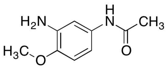 图片 3-氨基-4-甲氧基乙酰苯胺，N-(3-Amino-4-methoxyphenyl)acetamide