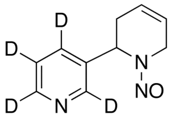 图片 (R,S)-N-亚硝基新烟碱-d4，(R,S)-N-Nitroso Anatabine-2,4,5,6-d4