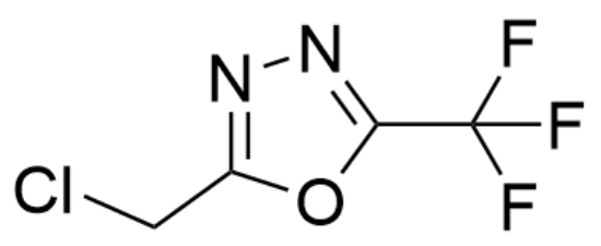 图片 5-(三氟甲基)-2-(氯甲基)-1,3,4-恶二唑，5-(Trifluoromethyl)-2-(chloromethyl)-1,3,4-oxadiazole (>90%)