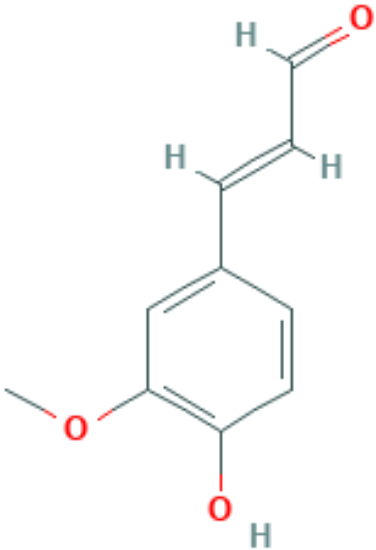 图片 反式阿魏醛，trans-Ferulaldehyde