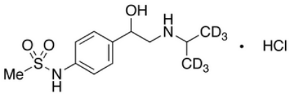 图片 盐酸索他洛尔-d6，Sotalol-d6 Hydrochloride