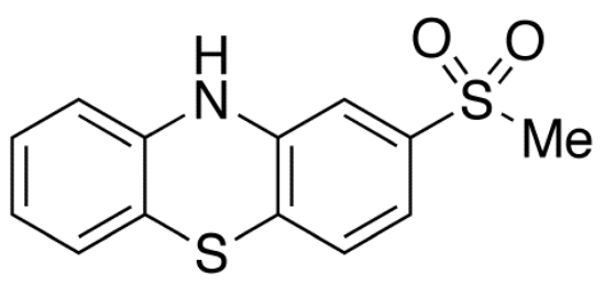 图片 2-(甲基磺酰基)吩噻嗪，2-(Methylsulfonyl) Phenothiazine