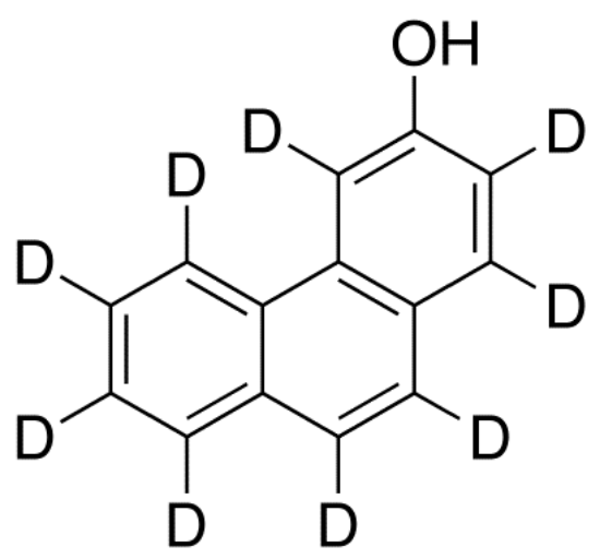 图片 3-羟基菲-d9 [3-菲醇-d9]，3-Phenanthrol-d9 (Major)