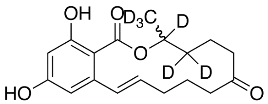 图片 反式-玉米赤霉烯酮-d6，rac Zearalenone-d6