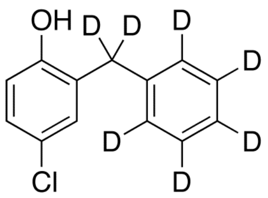 图片 绿叶素-d7 [氯酚-d7]，Chlorophene-d7