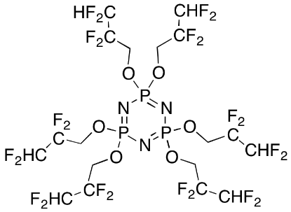 图片 六(1H,1H,3H-全氟丙氧基)磷氮烯，2,2,4,4,6,6-Hexakis(2,2,3,3-tetrafluoropropoxy)-2λ5,4λ5,6λ5-1,3,5,2,4,6-triazatriphosphorine