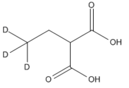 图片 乙基丙二酸-d3，Ethyl-2,2,2-d3-malonic Acid