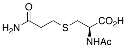 图片 N-乙酰基-S-(氨基甲酰基乙基)-L-半胱氨酸，N-Acetyl-S-(carbamoylethyl)-L-cysteine [AAMA]