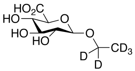 图片 乙基-β-D-葡萄糖醛酸苷-(乙基-d5)，Ethyl-d5 β-D-glucuronide