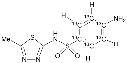 图片 磺胺甲二唑-13C6，Sulfamethizole-13C6