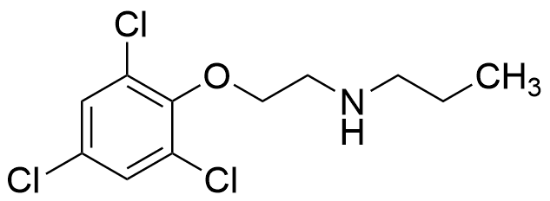 图片 N-(2-(2,4,6-三氯苯氧基)乙基)丙-1-胺，N-(2-(2,4,6-Trichlorophenoxy)ethyl)propan-1-amine