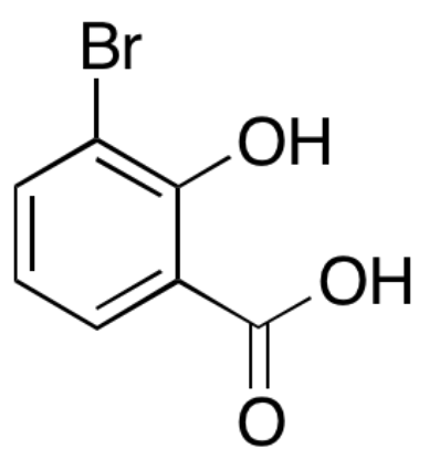 图片 3-溴-2-羟基苯甲酸，3-Bromo-2-hydroxybenzoic Acid