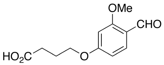 图片 4-(4-甲酰基-3-甲氧基苯氧基)丁酸，4-(4-Formyl-3-methoxyphenoxy)butanoic Acid