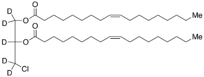 图片 rac 1,2-二油酰基-3-氯丙二醇-d5，rac 1,2-Dioleoyl-3-chloropropanediol-d5