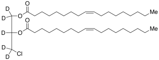 图片 rac 1,2-二油酰基-3-氯丙二醇-d5，rac 1,2-Dioleoyl-3-chloropropanediol-d5