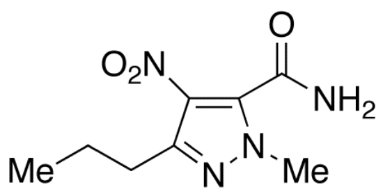 图片 1-甲基-4-硝基-3-丙基吡唑-5-甲酰胺，1-Methyl-4-nitro-3-propylpyrazole-5-carboxamide