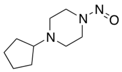 图片 1-环戊基-4-亚硝基哌嗪，1-Cyclopentyl-4-nitrosopiperazine