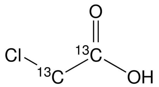 图片 氯乙酸-13C2，Chloroacetic acid-13C2；99 atom % 13C