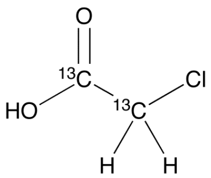 图片 氯乙酸-13C2，Chloroacetic Acid-13C2