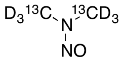 图片 N-亚硝基二甲胺-13C2D6，N-Nitrosodimethylamine-13C2D6 [DMNA-13C2D6, NDMA-13C2D6]