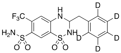 图片 rac-苯并氟噻嗪-d5，rac Bendroflumethiazide-d5