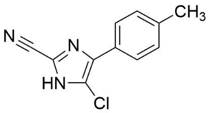 图片 4-氯-2-氰基-5-(4'-甲基苯基)咪唑，4-Chloro-2-cyano-5-(4'-methylphenyl) imidazole