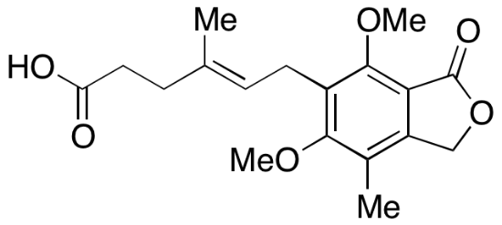 图片 (E)-6-(1,3-二氢-4,6-二甲氧基-7-甲基-3-氧代-5-异苯并呋喃基)-4-甲基-4-己烯酸，(E)-6-(1,3-Dihydro-4,6-dimethoxy-7-methyl-3-oxo-5-isobenzofuranyl)-4-methyl-4-hexenoic Acid