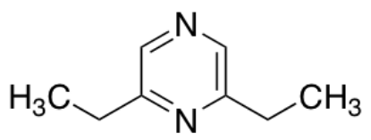 图片 2,6-二乙基吡嗪，2,6-Diethylpyrazine (contains ~10% inorganics)