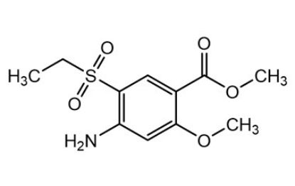 图片 4-氨基-5-(乙基磺酰基)-2-甲氧基苯甲酸甲酯，Methyl 4-Amino-5-(ethylsulphonyl)-2-methoxybenzoate