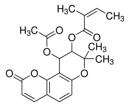 图片 白花前胡甲素，(±)-Praeruptorin A；phyproof® Reference Substance, ≥98.0% (HPLC)