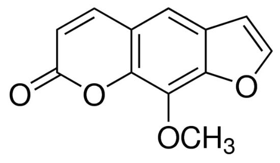 图片 8-甲氧基补骨脂素 [花椒毒素]，8-Methoxypsoralen [8-MOP]；analytical standard, ≥98% (GC)