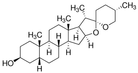 图片 知母皂苷元，Sarsasapogenin；phyproof® Reference Substance, ≥90.0% (HPLC)