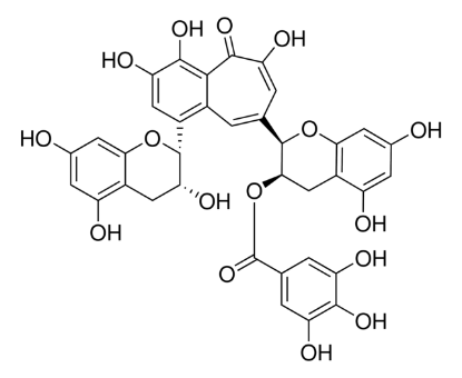 图片 茶黄素-3-没食子酸酯，Theaflavin 3-gallate；phyproof® Reference Substance, ≥95.0% (HPLC)