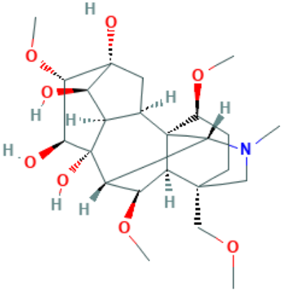 图片 次乌头原碱，Hypaconine；99%