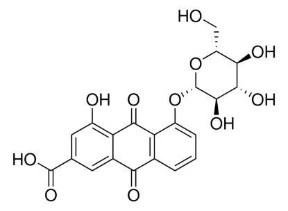 图片 大黄酸8-葡萄糖苷，Rhein 8-glucoside；phyproof® Reference Substance, ≥95.0% (HPLC)