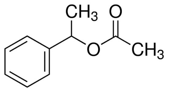 图片 乙酸苏合香酯 [醋酸α-甲基苄酯]，Methyl phenylcarbinyl acetate；analytical standard, ≥99.0% (GC)