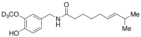 图片 反式辣椒素-d3，trans-Capsaicin-d3