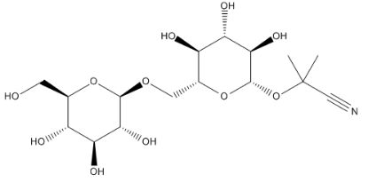 图片 龙胆二糖丙酮氰醇，Linustatin