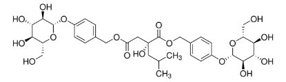 图片 1,4-二[4-(葡萄糖氧)苄基]- 2-异丁基苹果酸酯，Militarine；phyproof® Reference Substance, ≥90.0% (HPLC)