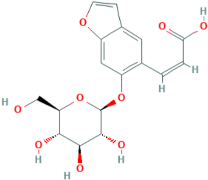 图片 补骨脂苷，Psoralenoside；≥98%(HPLC)