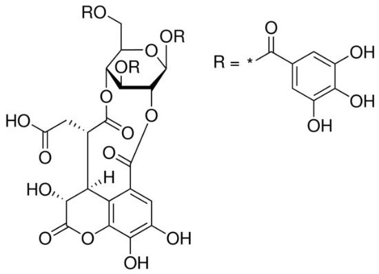 图片 诃子林鞣酸，Chebulinic acid；analytical standard, ≥90.0% (HPLC)