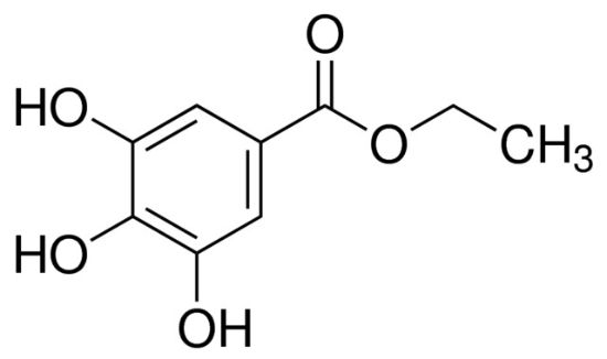 图片 没食子酸乙酯，Ethyl gallate；antioxidant, ≥96.0% (HPLC)