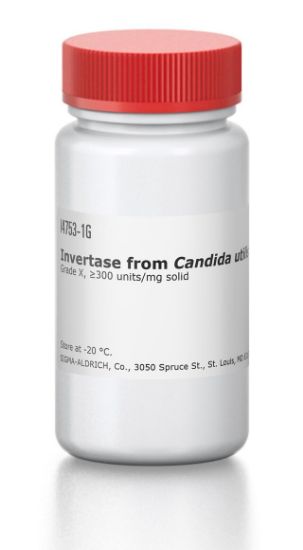 图片 转化酶来源于产朊假丝酵母，Invertase from Candida utilis；Grade X, ≥300 units/mg solid