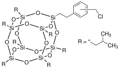 图片 PSS-[2-[(氯甲基)苯基]乙基]-七异丁基取代，PSS-[2-[(Chloromethyl)phenyl]ethyl]-Heptaisobutyl substituted；97%