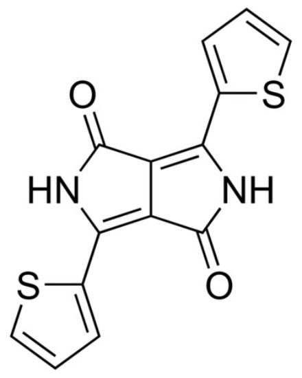 图片 3,6-二(2-噻吩基)-2,5-二氢吡咯并[3,4-c]吡咯-1,4-二酮，2,5-Dihydro-3,6-di-2-thienyl-pyrrolo[3,4-c]pyrrole-1,4-dione [DPP]；97%